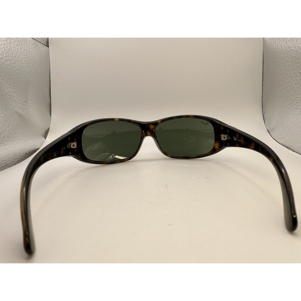 Ray-Ban Tortoise Shell Sunglasses with Green Lenses - Picture 3 of 12